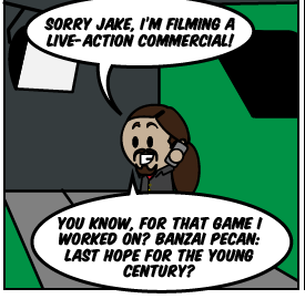 Dave filming a live-action commercial